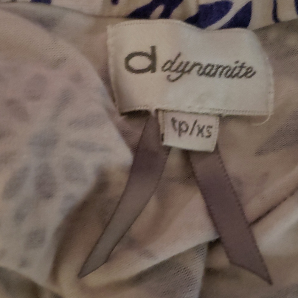 💙 Dynamite Floral Rouched top - Picture 4 of 6